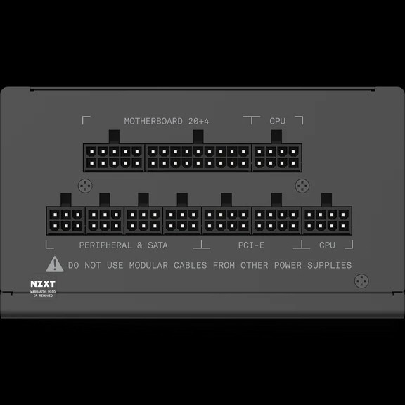 NZXT PSU C750M 750 Watts 80 Plus Gold - Fully Modular Power Supply NP-C750M GARANSI RESMI