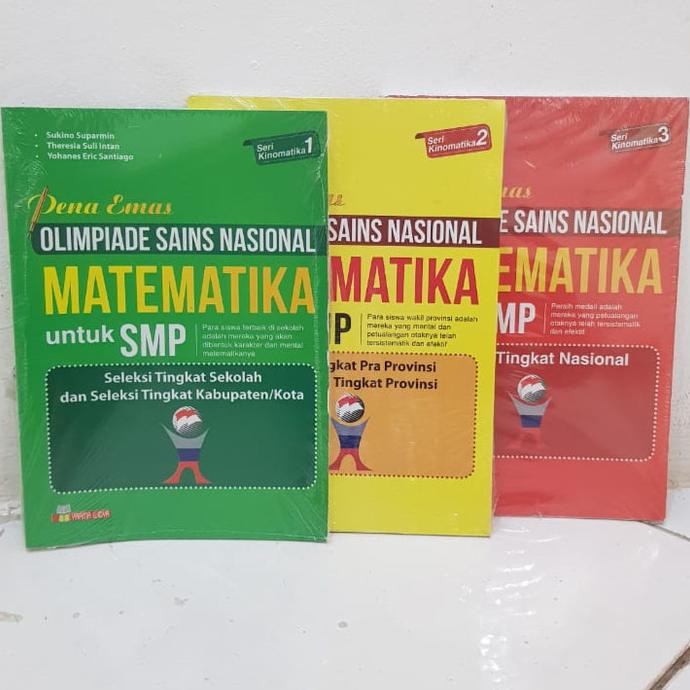 

PAKET PENA EMAS OSN MATEMATIKA SMP/MTS SERI KINOMATIKA 1-2-3