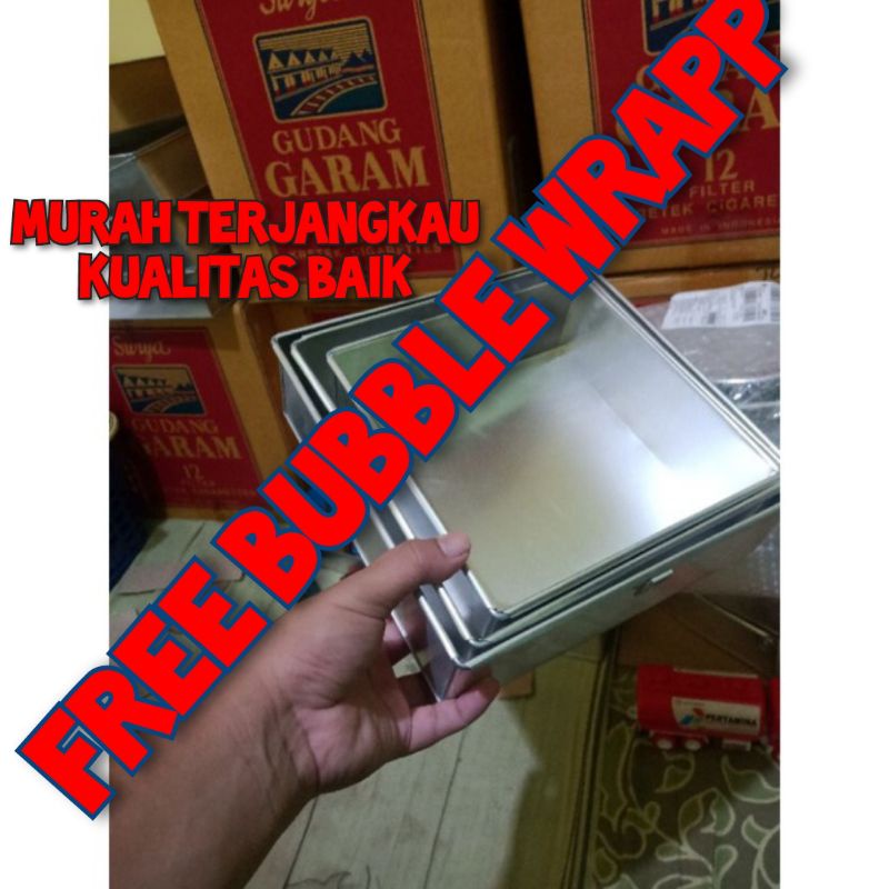 LOYANG BOLU UKURAN GENAP PERSEGI KOTAK 16x16x7 18x18x7 20X20X7 22X22X7 24x24x7 14x14x7 bisa buat lapis legit