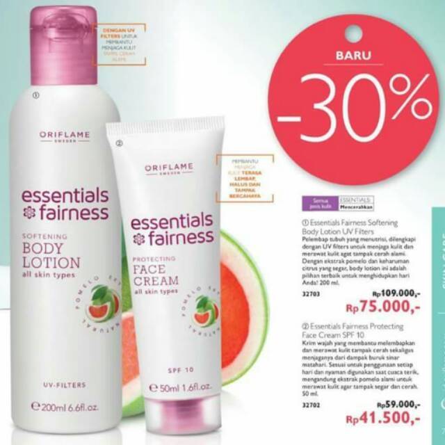 Essentials Fairness Body Lotion #Oriflame