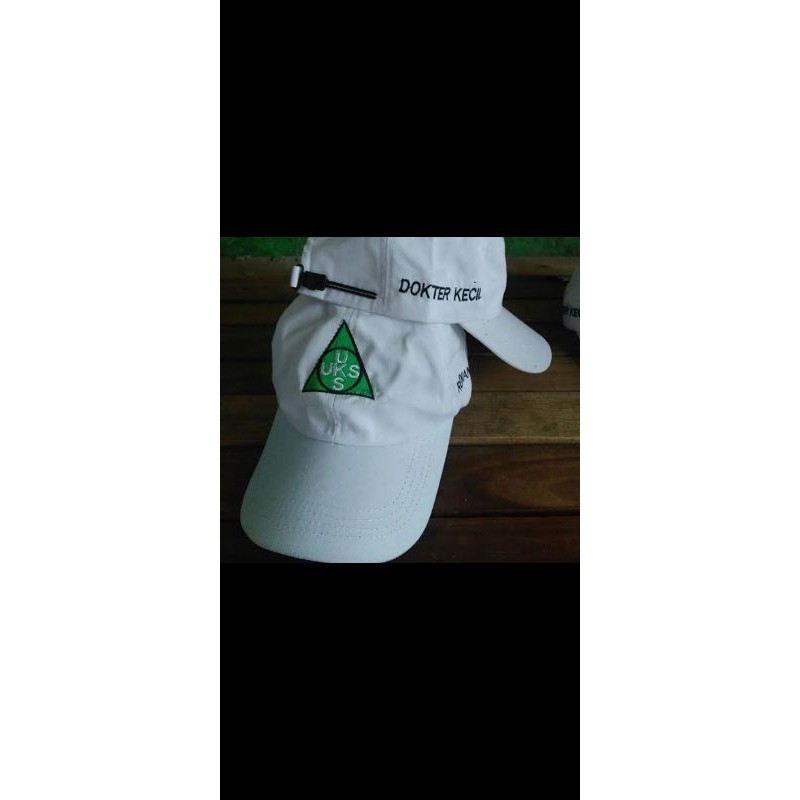 Termurah TOPI DOKTER KECIL/TOPI UKS *#LOGO SEGITIGA