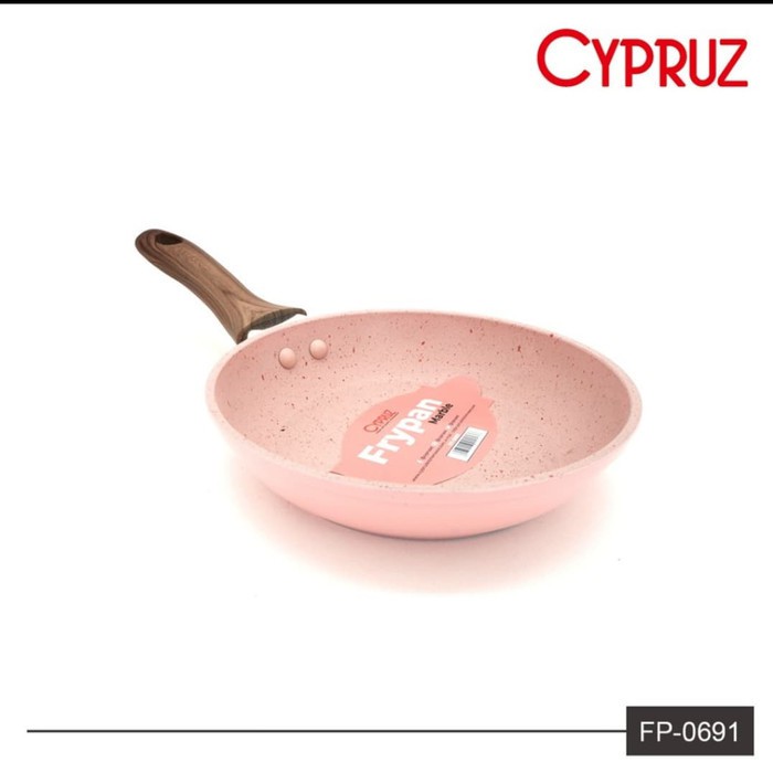 CYPRUZ FP-0691 Fry Pan Mini Wooden Touch Handle 14 cm FP 0691