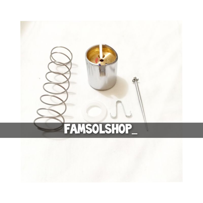 Skep Karbu Pe Kuningan Ukuran Pe 24 26 28 Piston Karburator Anti Baret Original Sudco-1