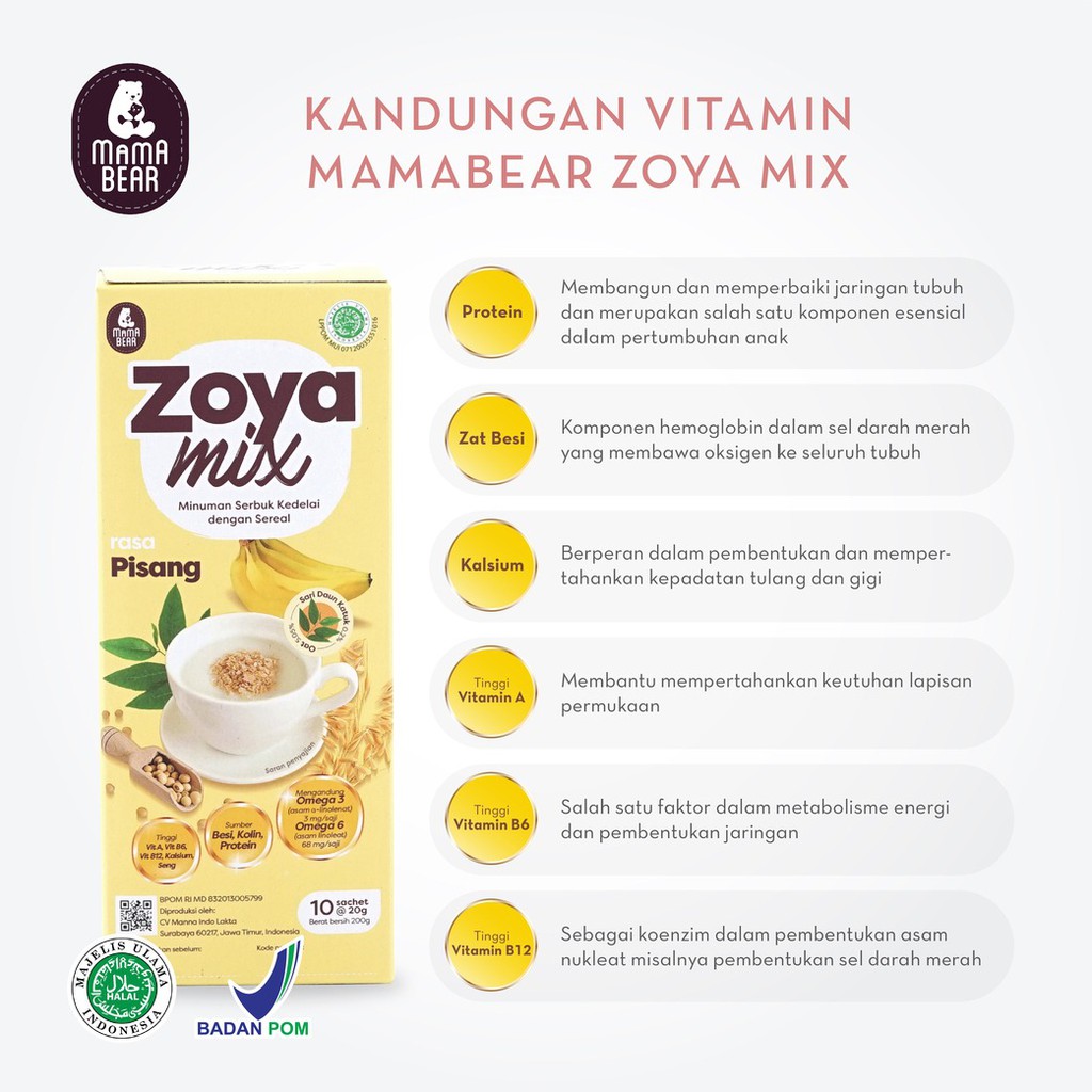 MamaBear Zoya Mix / Soya Mix / Mama Bear ASI Booster Soya