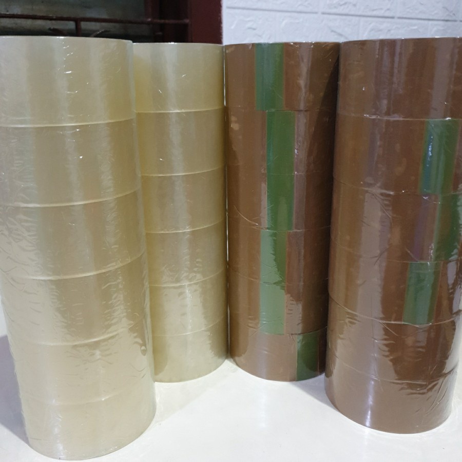 

Lakban Bening/Coklat 2inch Lucky Tape