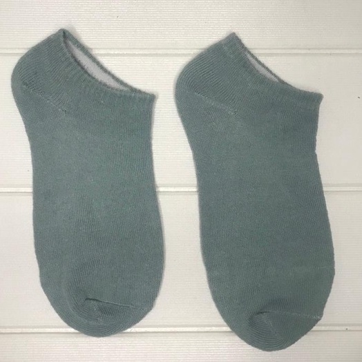 ❤️GTB❤️ Kaos Kaki Pendek Semata Kaki Ankle Cute Short Socks Kaos Kaki Polos-POLOS TOSCA