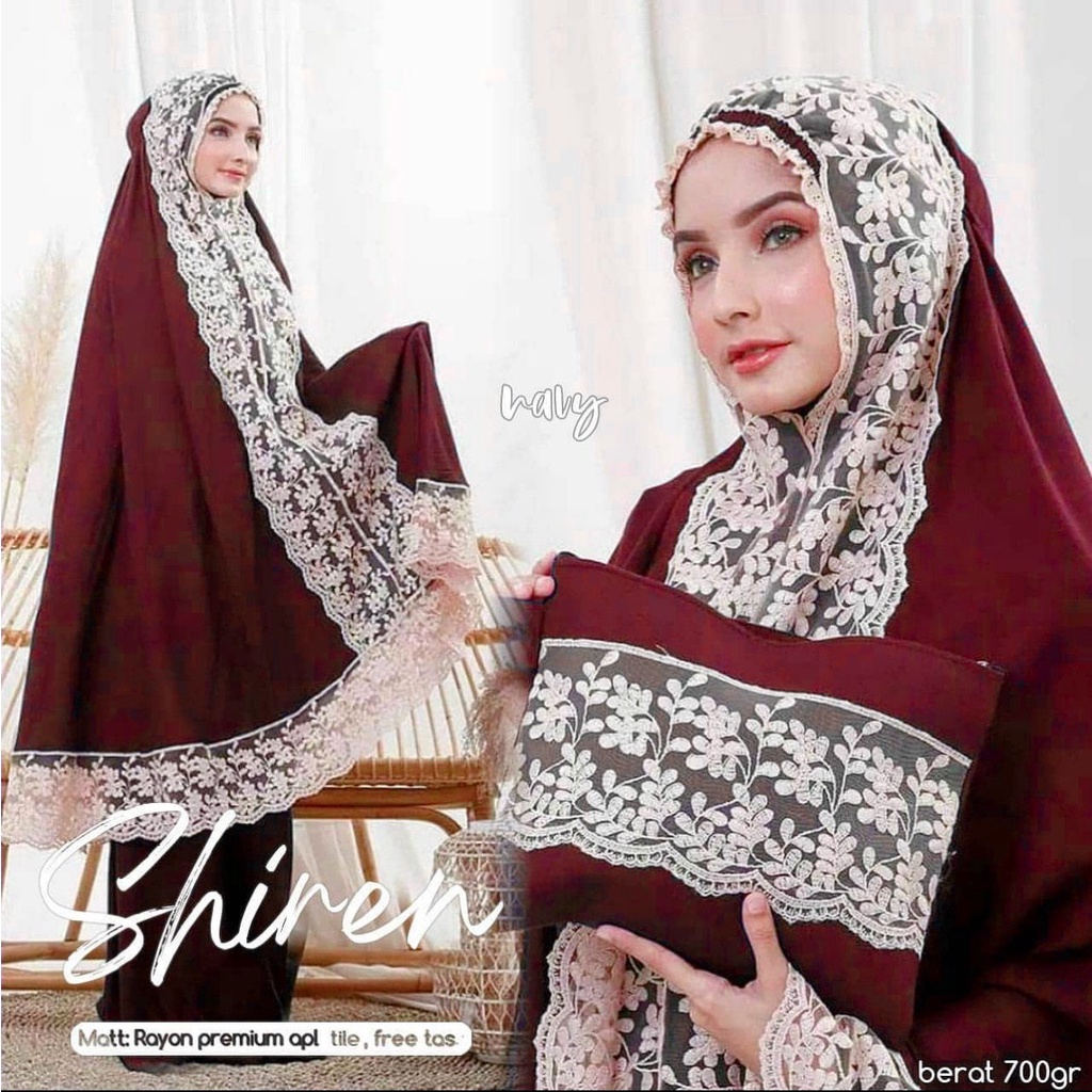 ALOD-MUKENA SHIREEN RENDA / MUKENA LEBARAN TERBARU / MUKENA LEBARAN MURAH / MUKENA DEWASA MURAH / SE