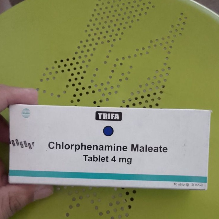 CTM (Chlorphenamine Maleate ) Tablet TRIFA // Obat Gatal Alergi, Kaligata, Biduran