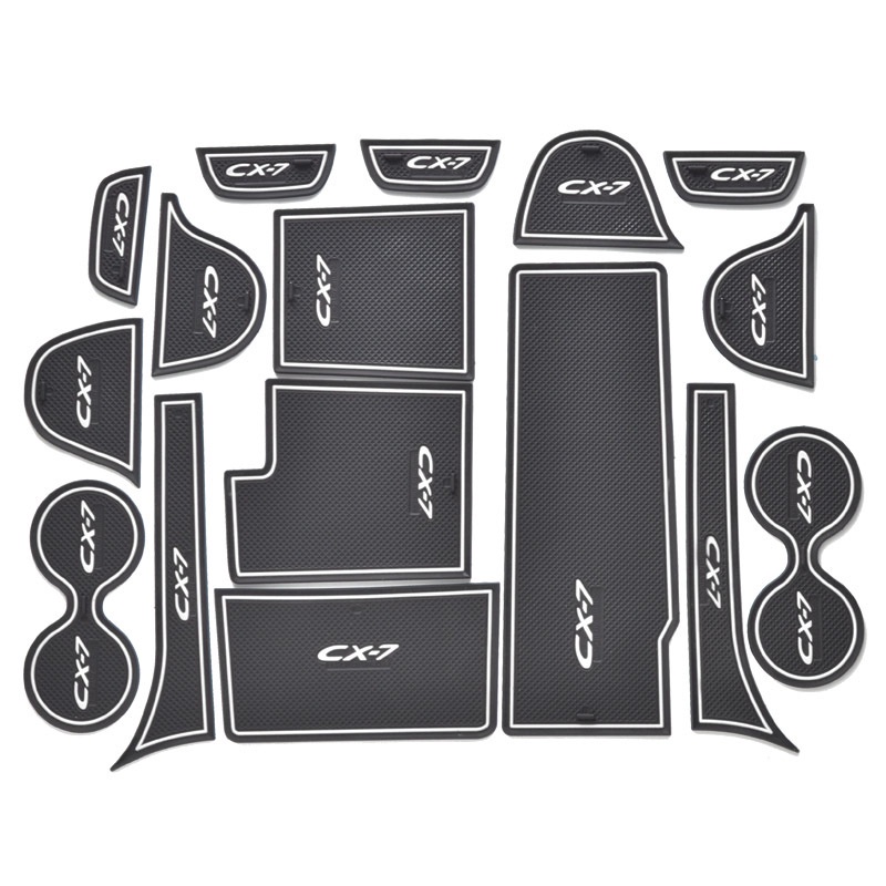 16pcs Pad Karet Anti Slip Untuk Interior Mobil Mazda CX7 CX-7 CX 7