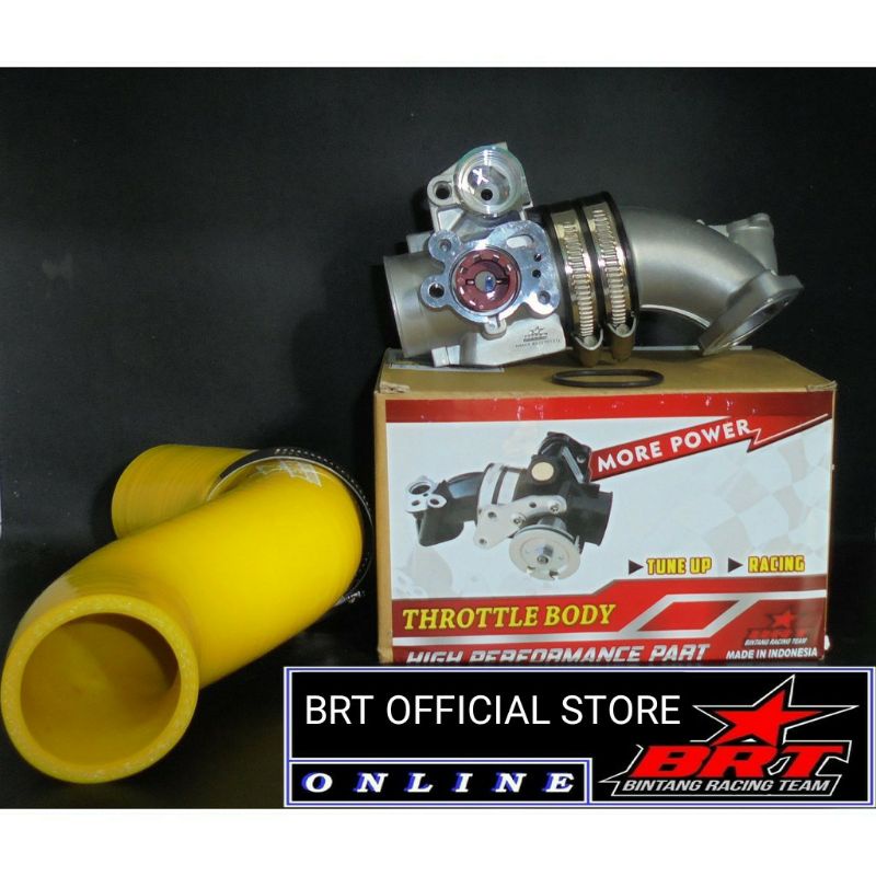 Throttle Body BRT TB NMAX old &amp; All new NMAX 155 30mm 32mm 34mm 30 32 34Trotol body trotole body &amp;Velocity Nmax Velocity banana Nmax lama dan nmax new baru ghio motor shop Promo cod termurah paling murah discon on sale