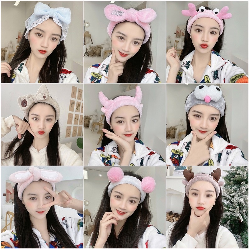 Mandi/ Bando Cuci Muka/ Bandana Make Up/ Hairband Masker