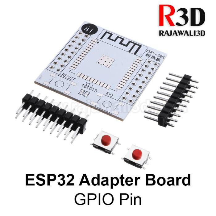 Jual ESP32 ESP32s Adapter Board Breakout PCB Expansion GPIO Pin For ESP ...