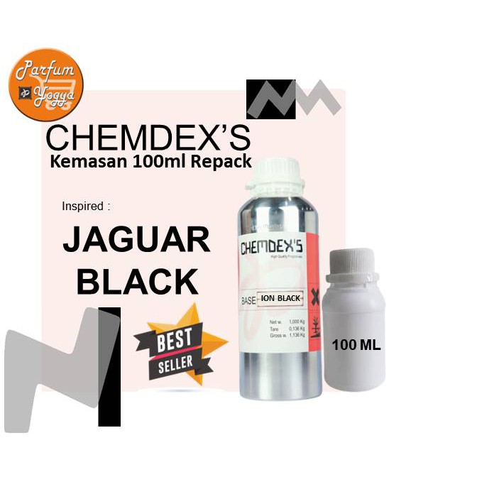 BIBIT PARFUM MURNI CHEMDEX'S JAGUAR BLACK 100 ML | CHEMDEX JAGUAR BLACK | BEST SELLER | PARFUM MEN