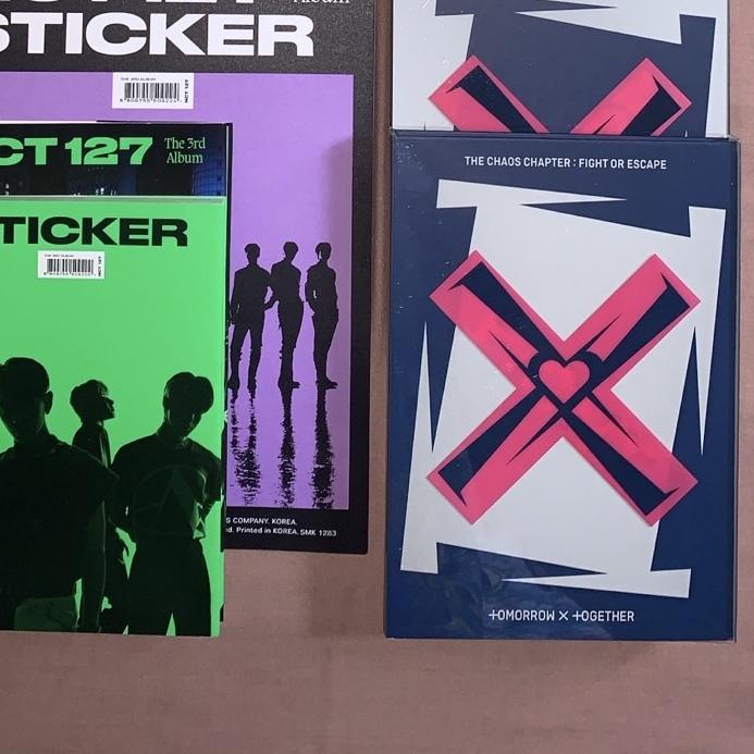 ☄️ Album Only TXT The Chaos Chapter Fight Or Escape NCT 127 Sticker Seoul City Sticky TERBARU/3.3 FL
