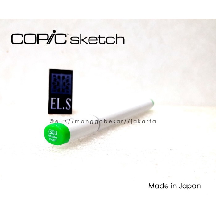 

Cantik Copic Sketch Marker G03 Meadow Green ( Csm ) Terlaris