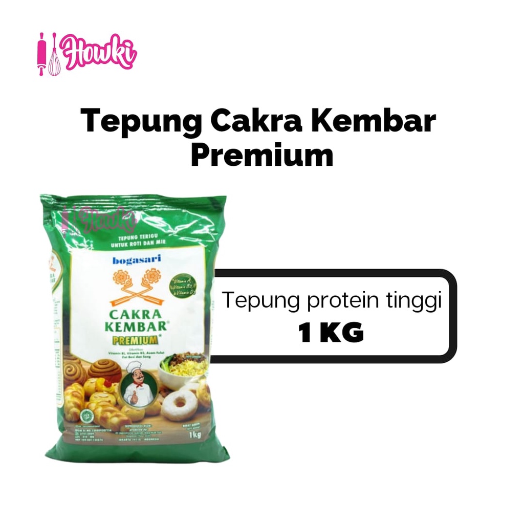 

Tepung Cakra Kembar Premium 1kg