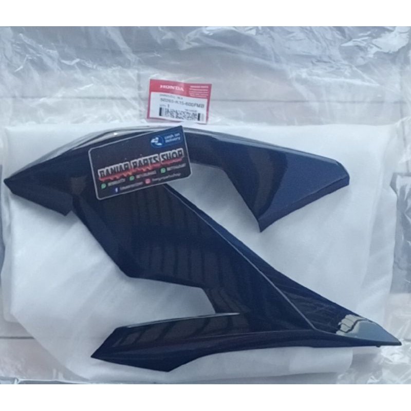 SHROUD CB150R SAYAP TANGKI CB150R KUPINGAN TANGKI LUAR HITAM CB150R NEW LED ORIGINAL