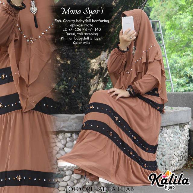 Gamis syar'i MONA