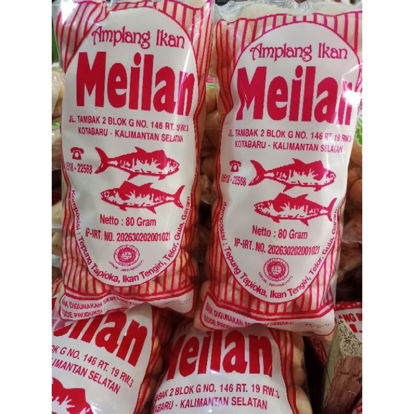 

Amplang meilan 1 ons.satu bungkus