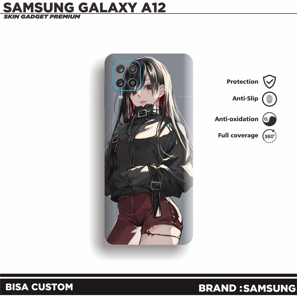 2pcs Garskin Custom Premium Samsung Galaxy A12 Bisa Cod Shopee Indonesia
