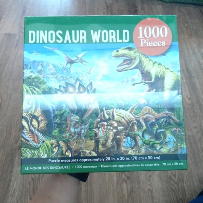 RSPS Buku Impor 1000 Pieces Dinosaur World 1000 pieces Jigsaw Puzzle