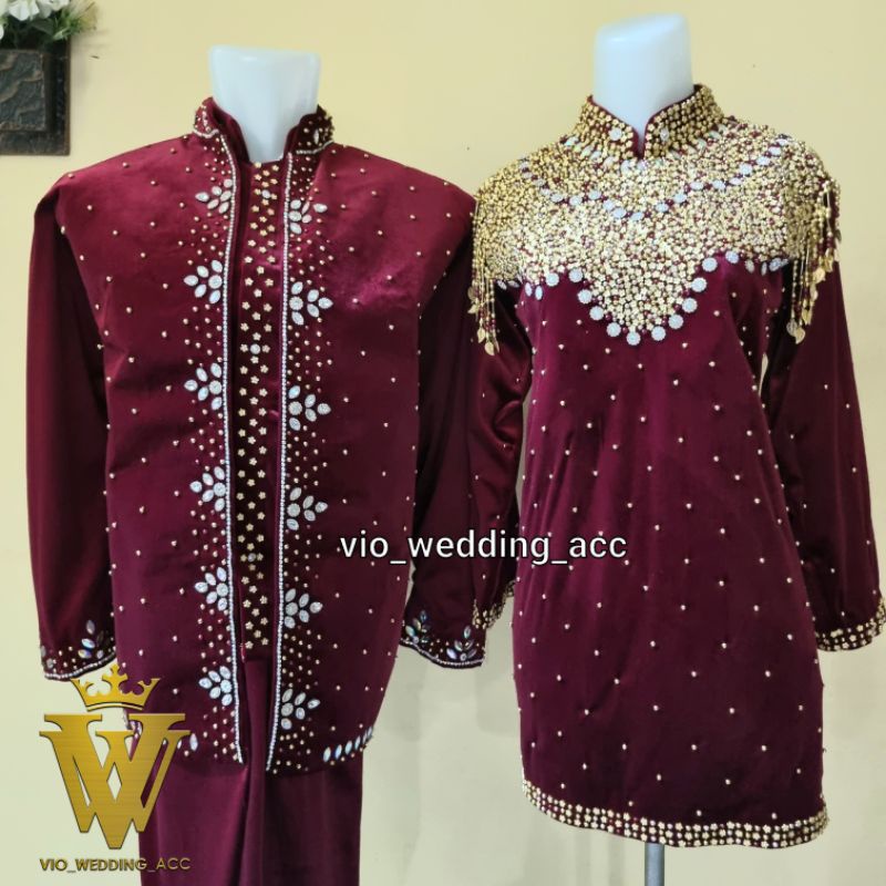 READY baju pengantin bludru MODERN PAYET