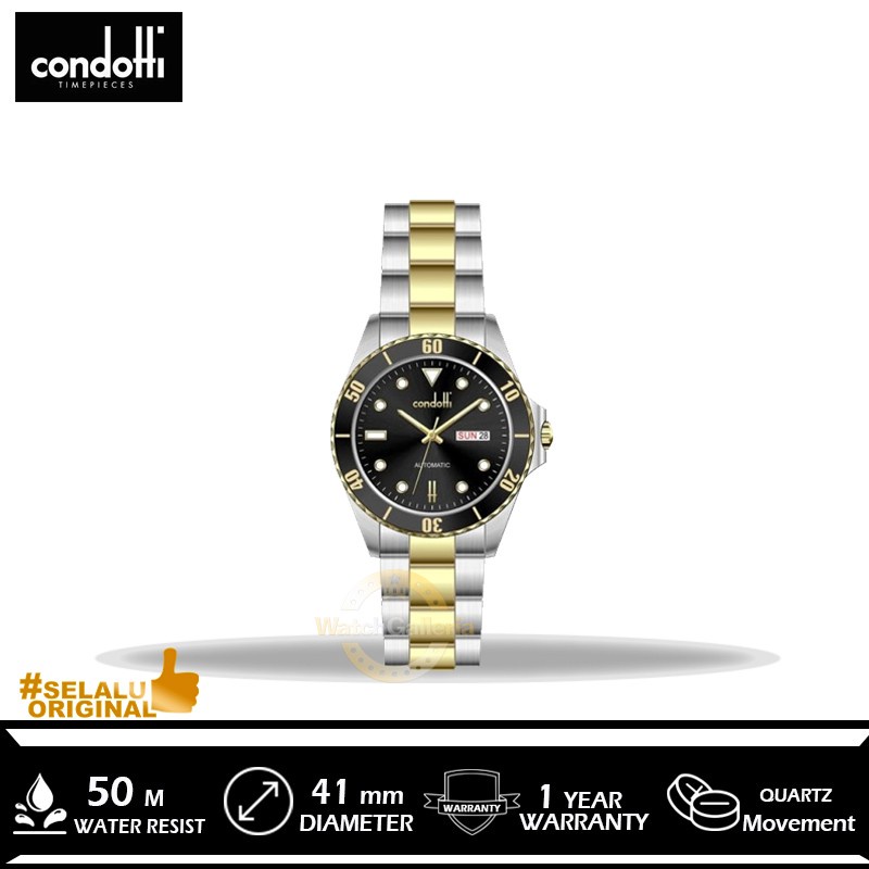 Jam Tangan Analog Man CONDOTTI CN5054-S03-S18 Original Murah