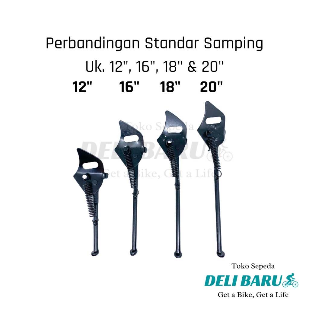 Standar samping sepeda anak ukuran 12 inch