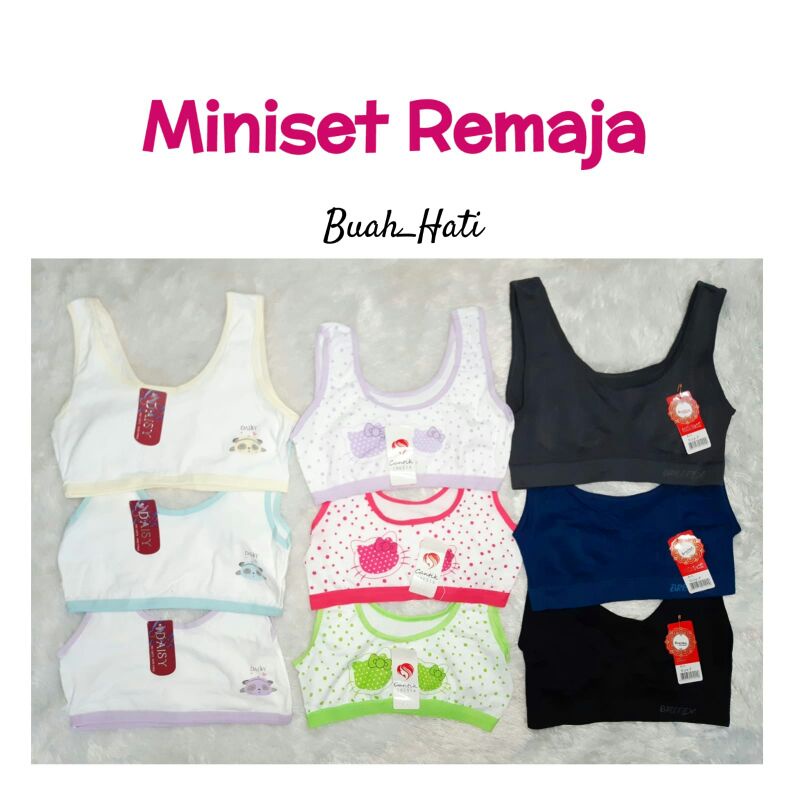 MINISET ANAK/BRA REMAJA WANITA