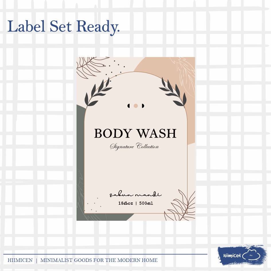Hiimicen - READY Label Set Boho - | STIKER LAUNDRY | LABEL BATHROOM | LABEL DAPUR | LABEL ANTI AIR |