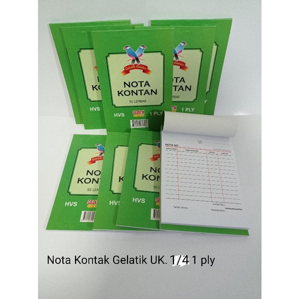 

NOTA KONTAN / GELATIK HIJAU / 1 PLY