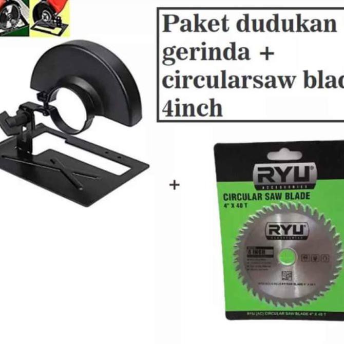 ✅Sale Paket Dudukan Gerinda kumplit + Mata circular saw/ circular blade ryu