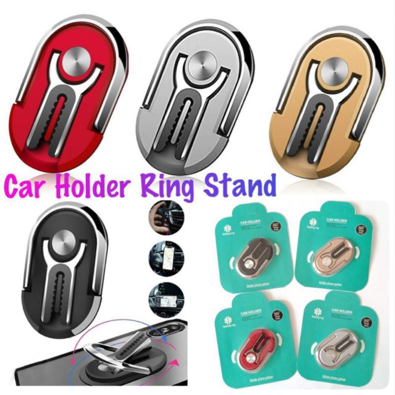 HOLDER MOBIL + RING STAND UNIVERSAL / CAR HOLDER HP / RING STAND HP