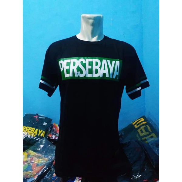 KAOS TSHIRT PERSEBAYA EMOSI JIWAKU PRINT PREMIUM DISTRO HITAM