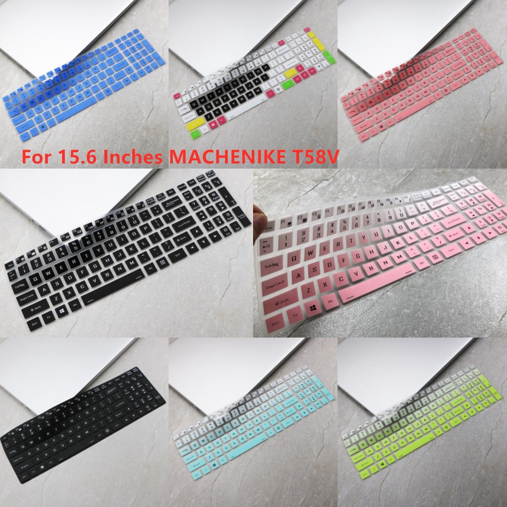 For 15.6 Inches MACHENIKE T58V Soft Ultra-thin Silicone Laptop Keyboard Cover Protector