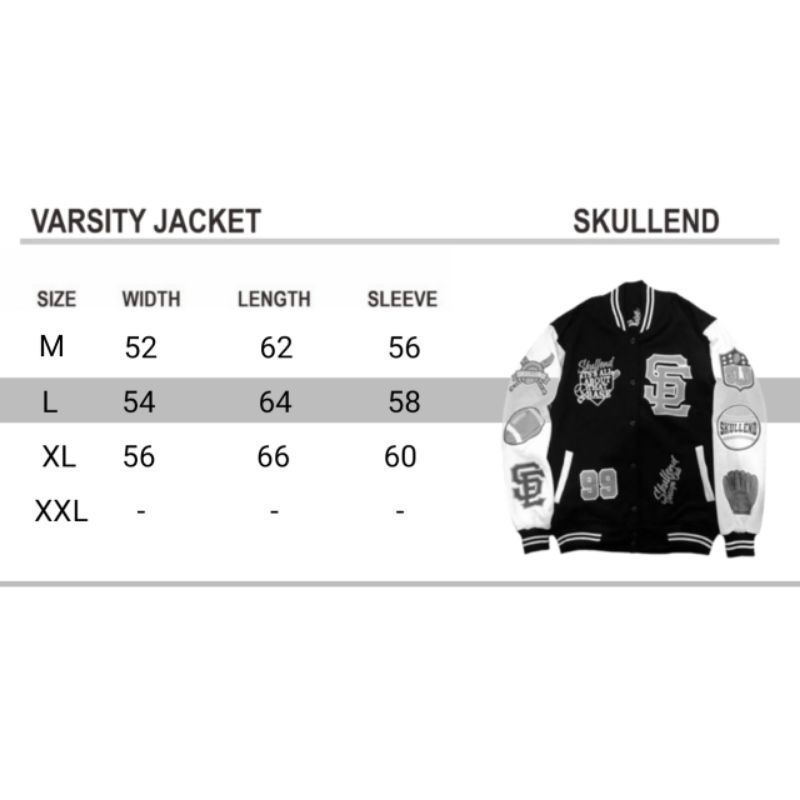 Varsity Baseball Jaket Pria Wanita - Jacket Varsity Terbaru Original Distro  Premium Size M L XL Termurah Bisa Cod