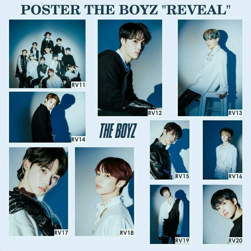 Poster KPOP THE BOYZ - REVEAL