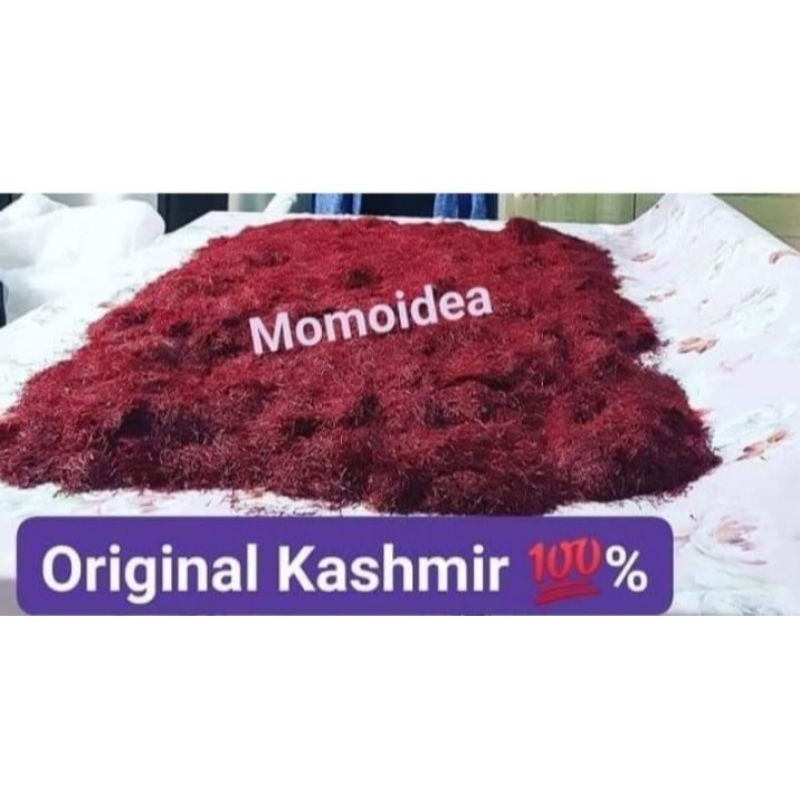 [BISA COD] SAFFRON  KASHMIR MOMOIDEA ORIGINAL 100%  min. Order 20helai