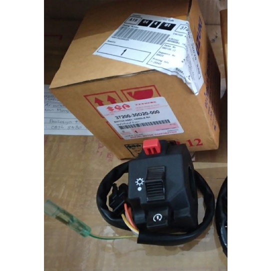 HOLDER SAKLAR KANAN SUZUKI SATRIA 2 TAK 5 SPEED SHOGUN KEBO 110  TORNADO 110 ORIGINAL SGP THAILAND 3