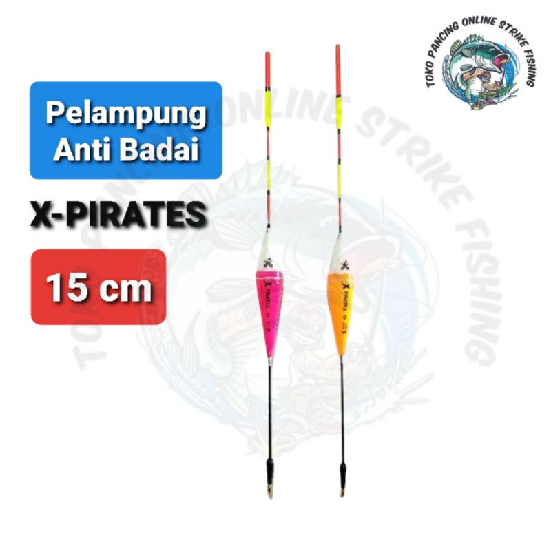 KAMBANGAN/PELAMPUNG X-PIRATES PANJANG 15 CM