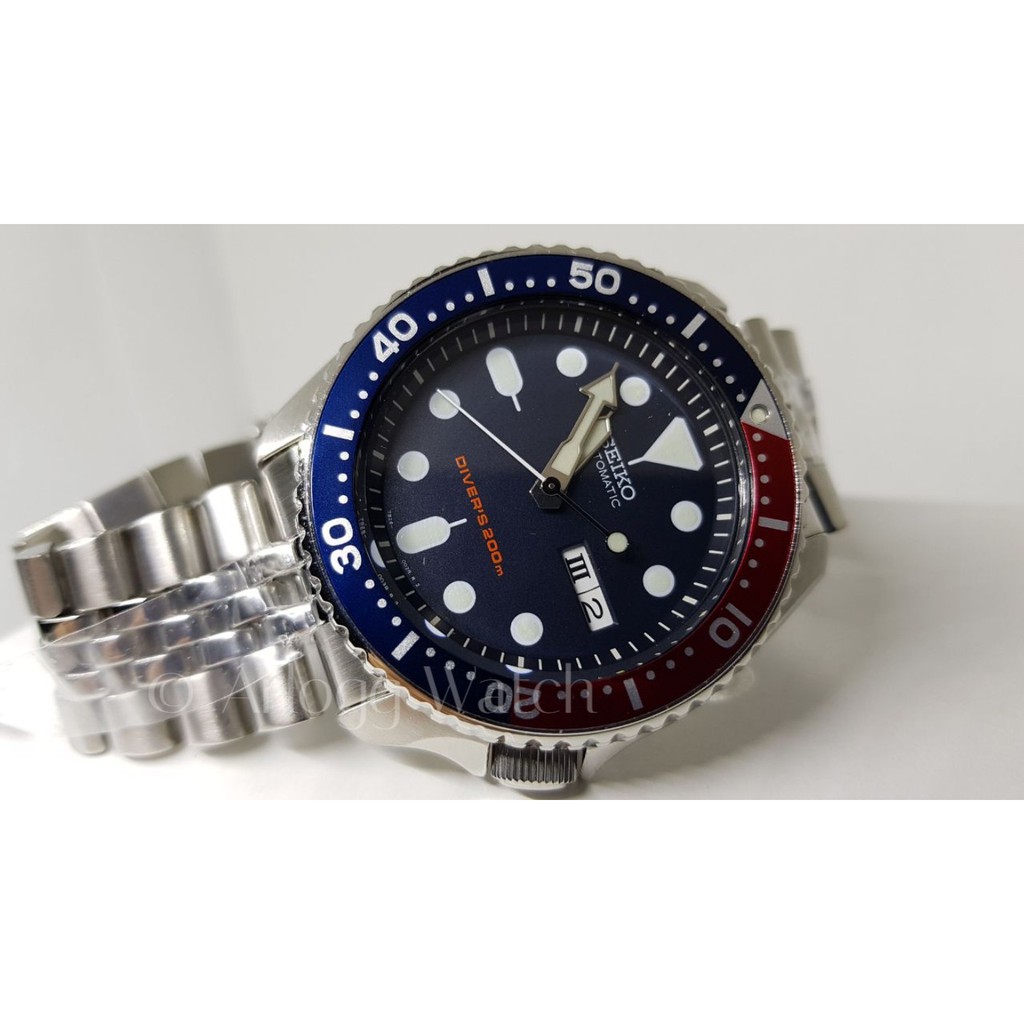 Jam Tangan Seiko SKX009K2 Automatic Diver 200M Blue Dial