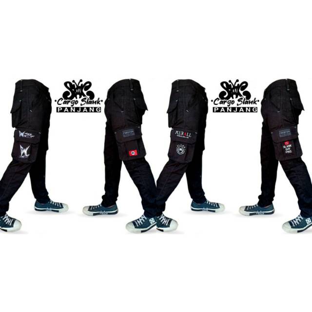 Celana cargo slank || celana cargo panjang