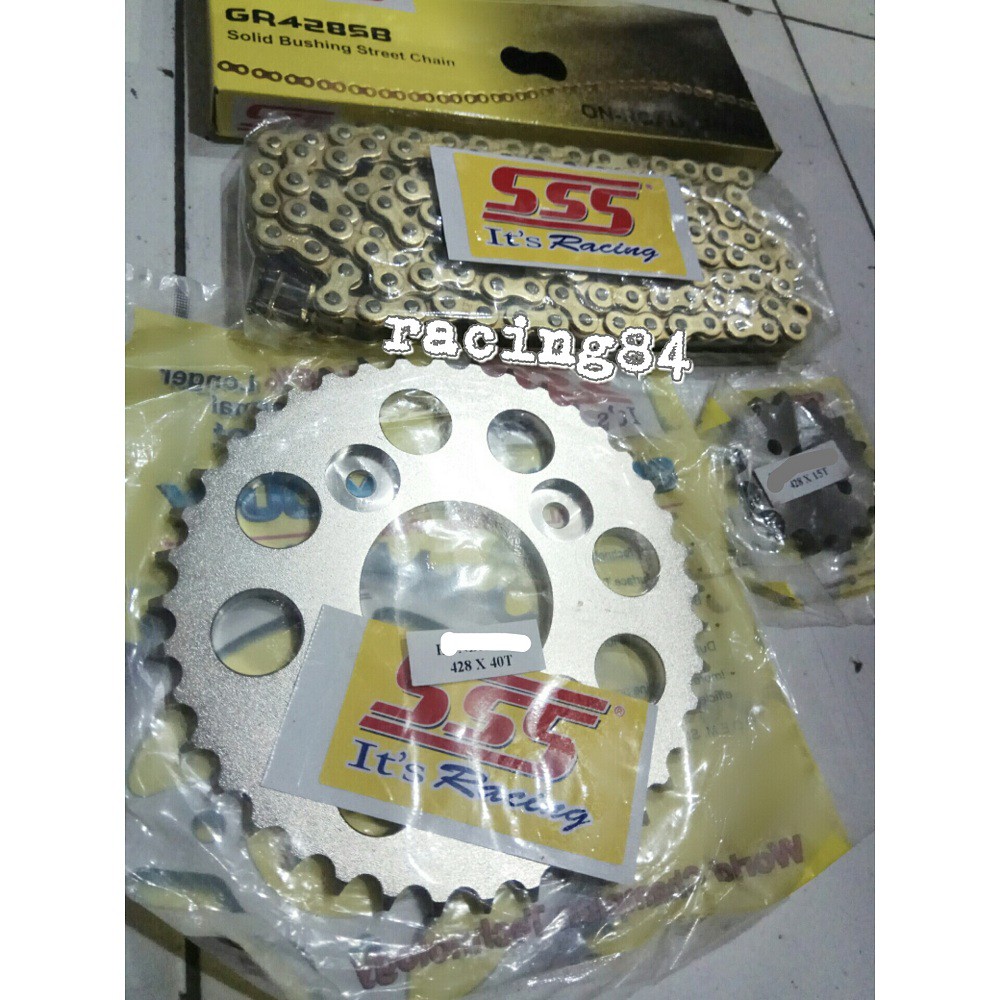 Gear Set Sss Cb150r Cbr150 Honda Original Shopee Indonesia