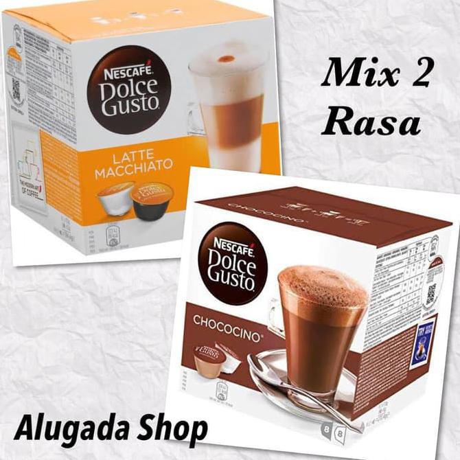 

PROMO Mix 2 Rasa - Kapsul Nescafe Dolce Gusto - Latte Macchiato & Chococino