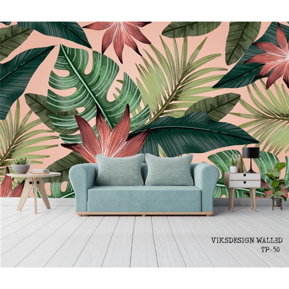 Jual PUSAT CETAK Wallpaper Dinding Kamar Aesthetic, Wallpaper 3d Mural