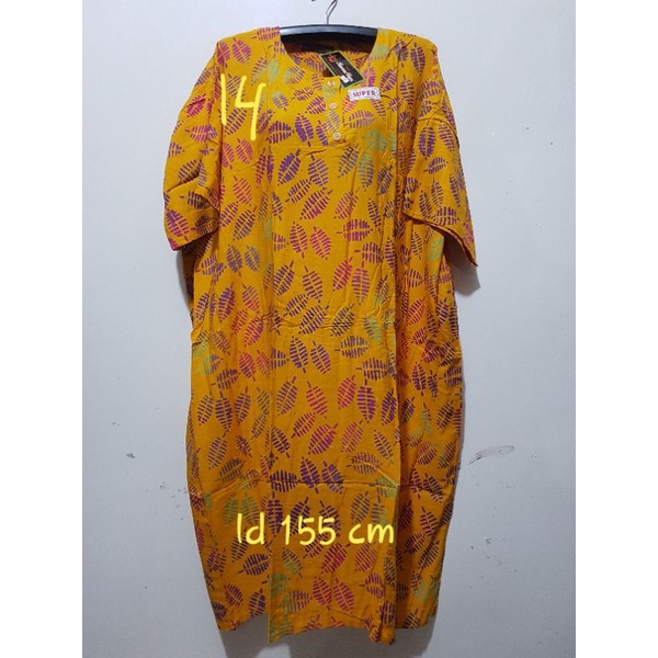 YULI - DASTER L5 REMEK LD 140 - 150 CM PB 110 CM BATIK KENCANA UNGU LABEL HITAM KUH-no 14