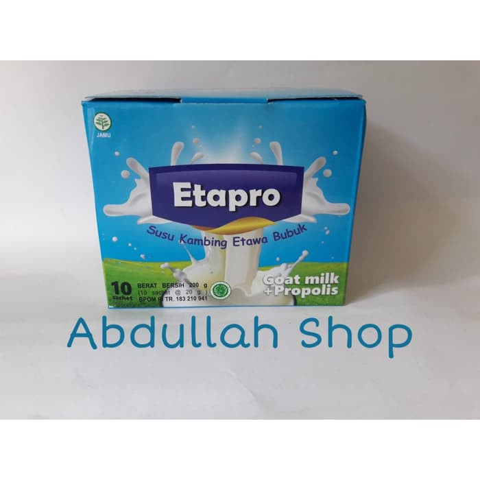 

Susu Kambing Bubuk EtaPro Etawa Propolis Asli Original