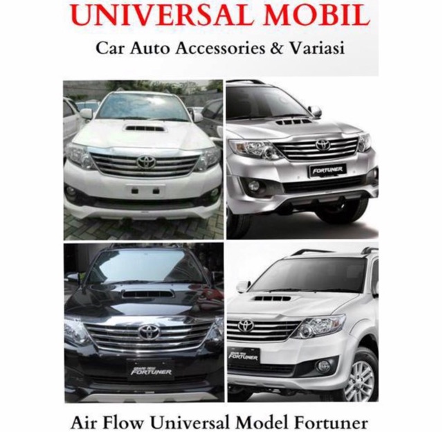 Air Flow / scoop kap mesin Model Ori Fortuner merk ISOKA