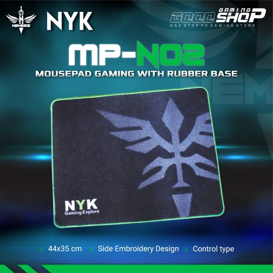 NYK MP-N02 / MPN02 (44 x 35m) Control Type - Gaming Mousepad