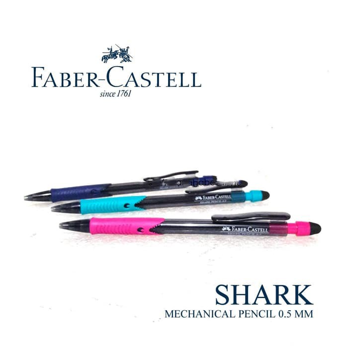 

Faber Castell Shark Mechanical Pencil 05 (Pensil Mekanik)